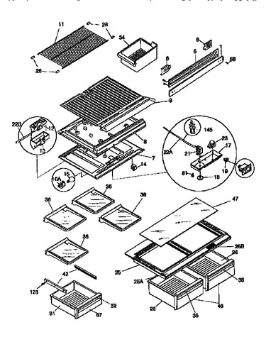Shelves and accessories