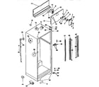 Kenmore 2539668441 cabinet parts diagram