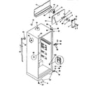 Kenmore 2539366003 cabinet parts diagram
