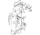 Kenmore 2539366213 cabinet parts diagram