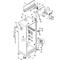 Kenmore 2539366203 cabinet parts diagram