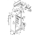 Kenmore 2539366483 cabinet parts diagram