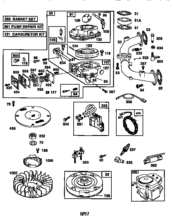 ENGINE (71, 500) 42E707-1831-A1