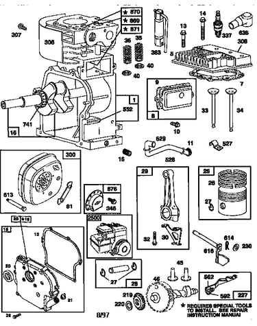 Engine (71,500) 137202-0116-01