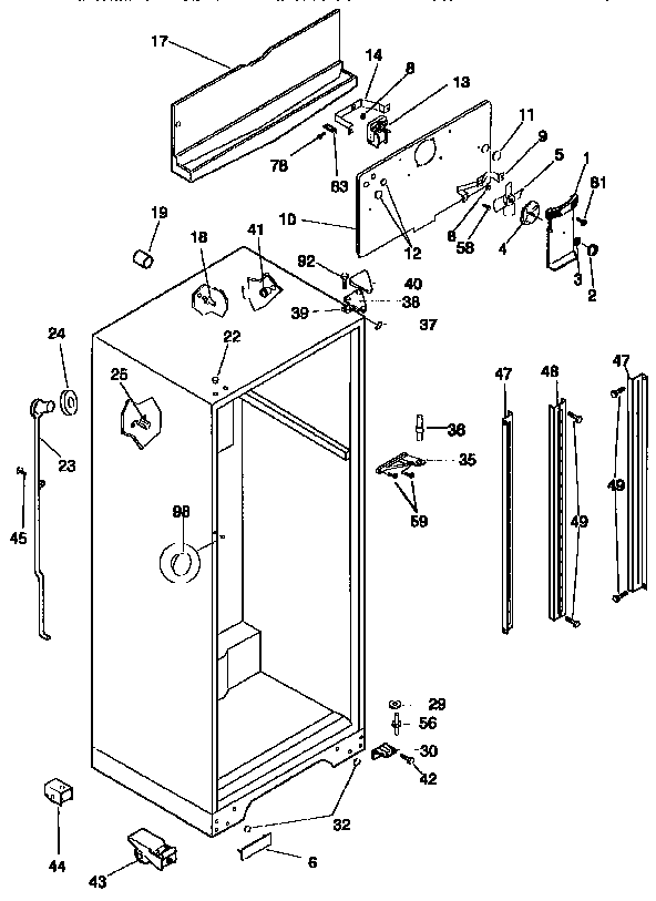 CABINET PARTS