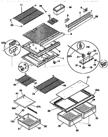 Shelves and accessories