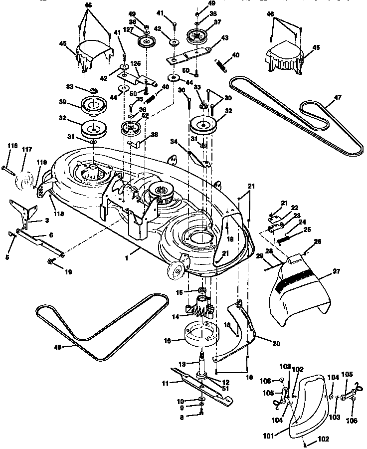 Mower deck