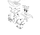 Craftsman 917258910 seat assembly diagram