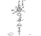 Lauson HM80-159151J carburetor 632351 (71/143) diagram