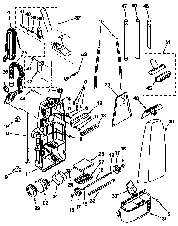 Dust compartment