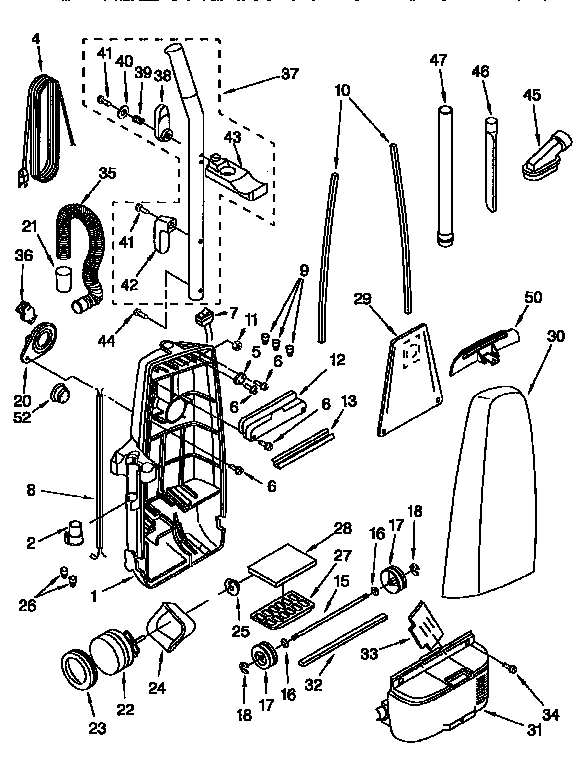 Dust compartment
