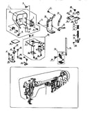 Presser bar and needle plate assembly