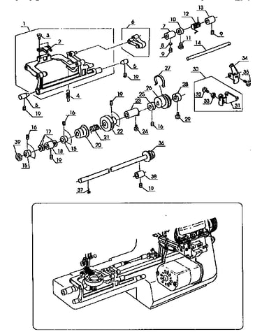 Geared cam assembly