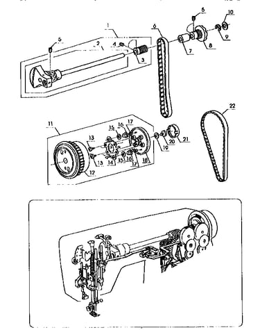 Upper shaft unit