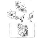 Kenmore 38512812690 motor assembly diagram