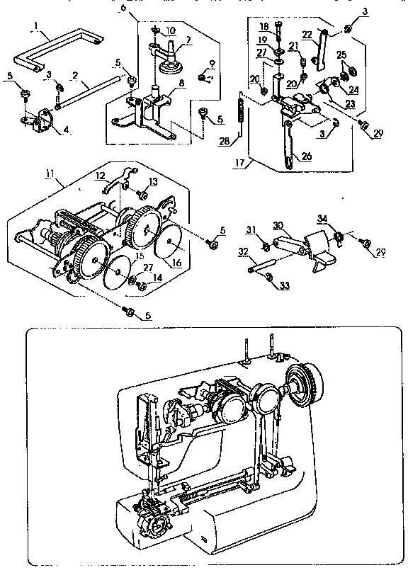 BOBBIN WINDER ASSEMBLY