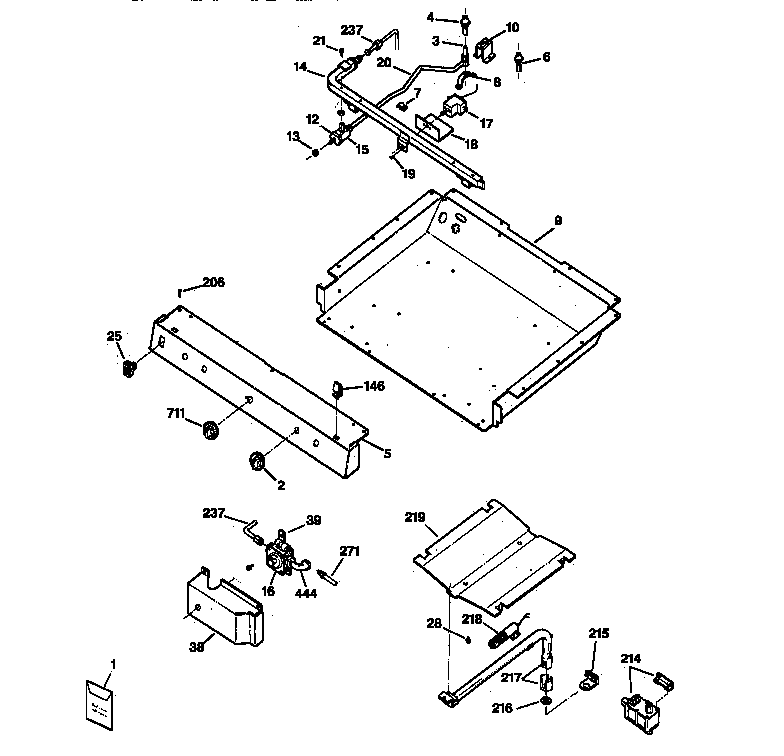 Gas & burner parts