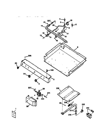Gas & burner parts