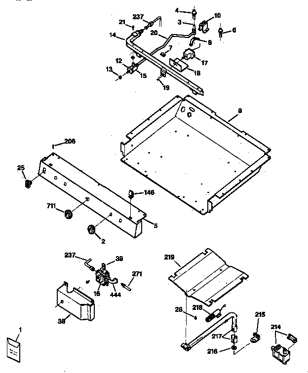 Gas & burner parts