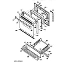 GE JGBS23BEW1WH door & drawer parts diagram