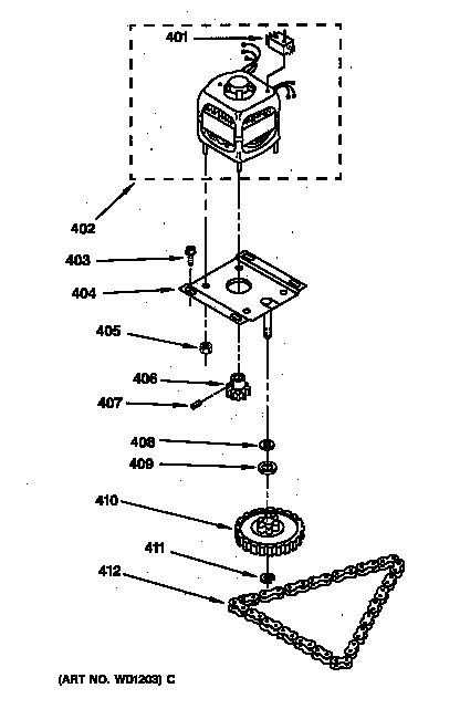 Motor & drive parts