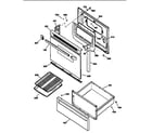 GE JBS30GV4AD door & drawer parts diagram