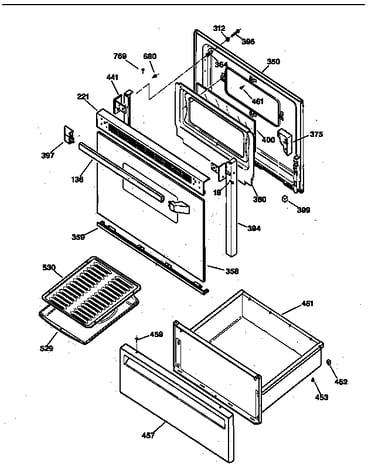 Door & drawer parts