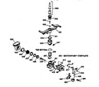 GE GSD4120Y01BB motor pump mechanism diagram