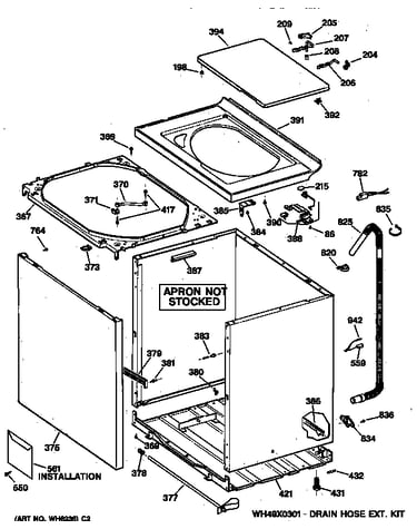 Cabinet, cover & front panel