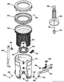 Tub, basket & agitator
