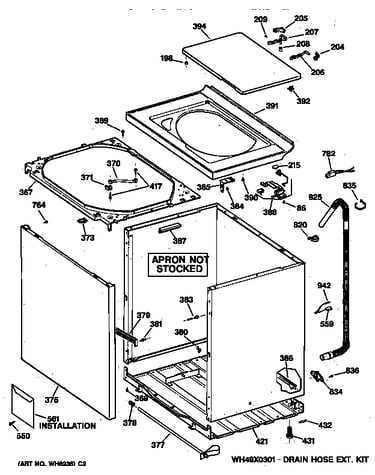 Cabinet, cover & front panel