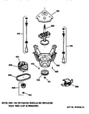Suspension, pump & drive components