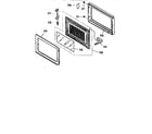 Panasonic NN-S676LA door assembly diagram