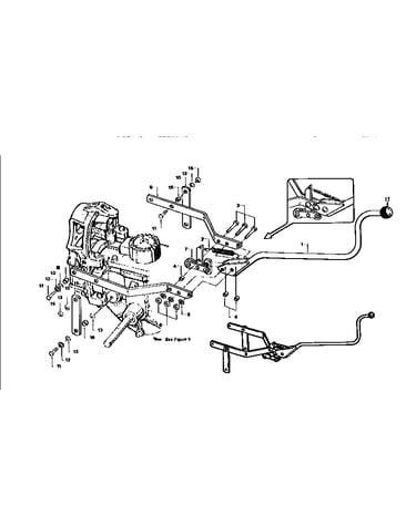 Pto drive lever and yoke assembly