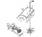 Troybilt 12090 depth regulator and tine hood diagram