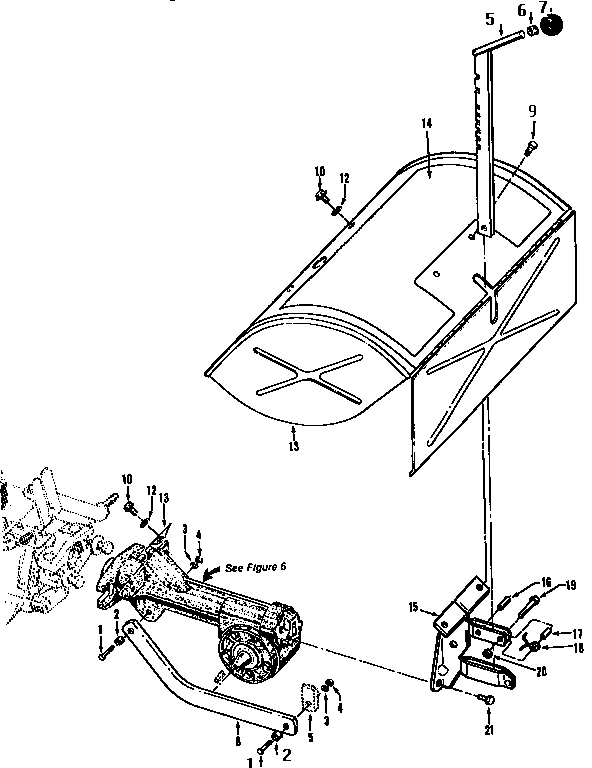 Depth regulator and tine hood
