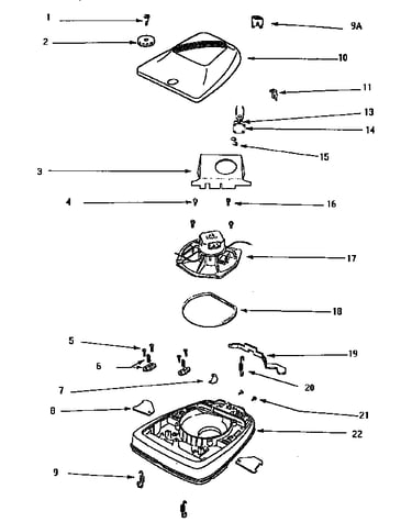 Nozzle and motor assembly