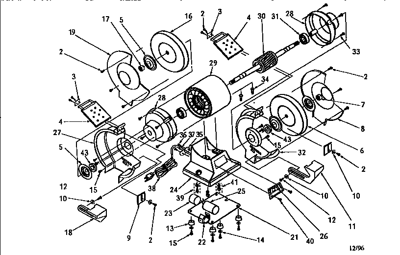 5" bench grinder