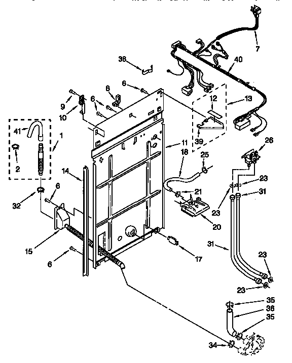 Rear panel