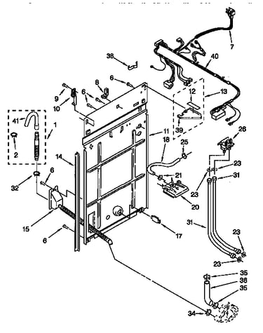 Rear panel