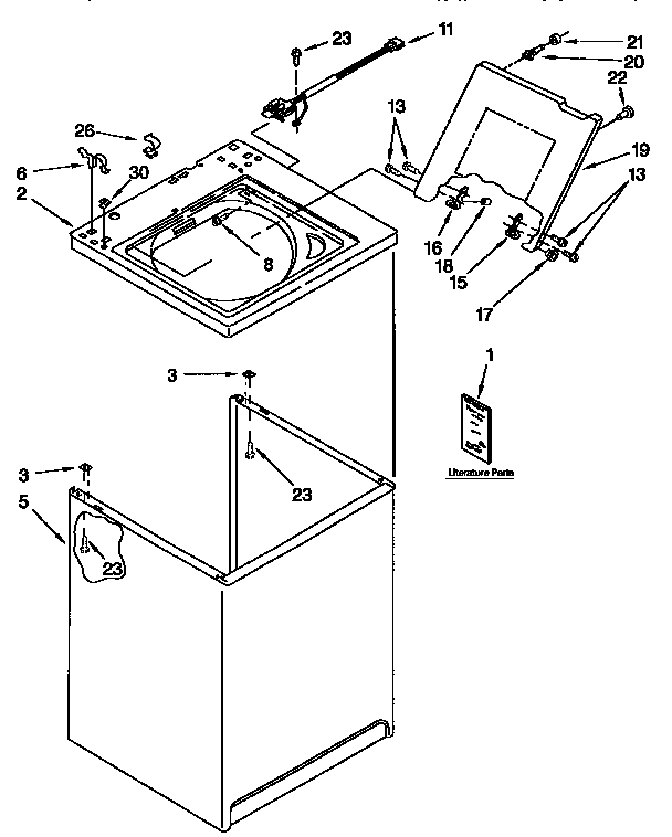 Top and cabinet