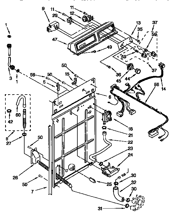 Control and rear