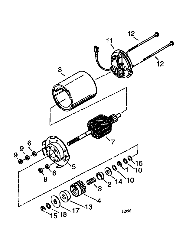 Starter motor 36086 (71/143)
