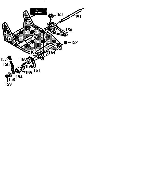 Front wheel bracket assembly