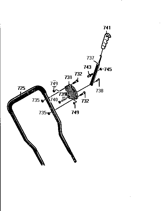 UPPER HANDLE ASSEMBLY