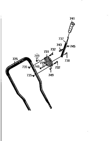 Upper handle assembly