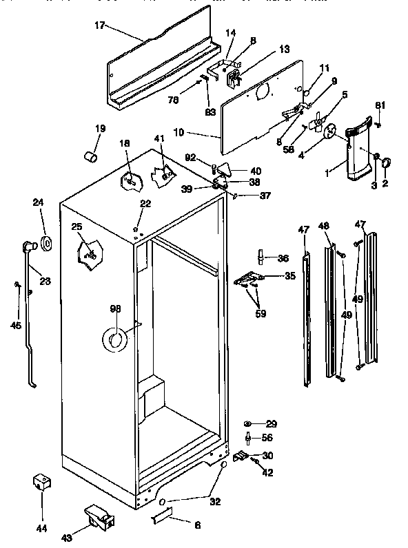 Cabinet parts