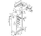 Kenmore 2539768082 cabinet parts diagram