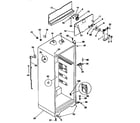 Kenmore 2539366012 cabinet parts diagram