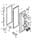 Refrigerator door